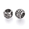 304 Stainless Steel Large Hole Beads STAS-T072-140P-2