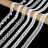 12 Yards 6 Styles Milk Fiber Embroidery Ribbon OCOR-CY0001-81-1