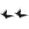Butterfly with Eye Plastic Alligator Hair Clips PHAR-M015-04-2