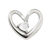 304 Stainless Steel Rhinestone Pendants LS-STAS-P401-02P-1