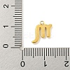 Real 18K Gold Plated PVD Vacuum Plating 304 Stainless Steel Pendants STAS-L278-002G-08-3