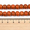Handmade Fancy Antique Glazed Porcelain Ceramic Round Beads Strands PORC-L019-8mm-03-4