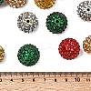 Christmas Theme Resin Rhinestone Beads RESI-L049-01-3