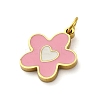 304 Stainless Steel Enamel Charms STAS-E550-71G-04-2