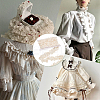 3 Yards Cotton Flower Embroidery Pleated Lace Ribbon OCOR-MA0001-14A-5