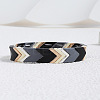 Zinc Alloy Arrow Pattern Multi-Color Cuff Bangles for Women FS-WG877A9-03-1