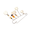 3Pcs 3 Colors Halloween Enamel Brooch Pins JEWB-TA00020-5