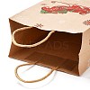 Christmas Theme Hot Stamping Rectangle Paper Bags LS-CARB-F011-02D-5