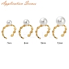 Brass Cuff Finger Ring Settings LS-KK-L219-15A-G-4