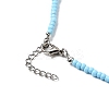 2Pcs 2 Colors Glass Seed Beaded Necklaces Set NJEW-FZ00030-3
