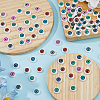 100Pcs 5 Colors Plastic Craft Hollow Eyeballs DIY-DC0002-53-4