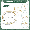 12Pcs Ion Plating(IP) 304 Stainless Steel Rolo Chain Slider Bracelet Making AJEW-HY00003-2