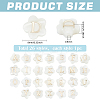26Pcs 26 Styles Natural White Shell Flower Beads BSHE-PH0001-60-2