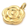 Ion Plating(IP) 304 Stainless Steel Charms STAS-P379-03D-G-2