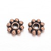 Alloy Daisy Spacer Beads PALLOY-L166-31-2