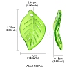 Transparent Acrylic Pendants TACR-YW0001-63-4