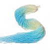 Transparent Gradient Color Glass Beads Strands X1-GLAA-H021-01B-23-1