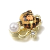 Brass Resin Pendants RE-CBAE379-13LG-2
