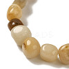 Natural Topaz Jade Beads Strands G-B078-D28-01-4