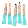 Translucent Resin & Walnut Wood Big Pendants LS-X-RESI-TAC0017-46-B01-3