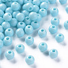 Opaque Acrylic Beads X-MACR-S370-C6mm-A07-1