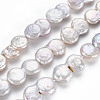 Natural Keshi Pearl Beads Strands PEAR-S018-01B-2