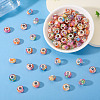 100Pcs Resin with Polymer Clay Inside European Beads RPDL-TA0001-08-5
