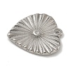Anti-Tarnish 304 Stainless Steel Pendants STAS-Q334-23P-2