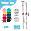 2Pcs 2 Styles Adjustable 316L Surgical Stainless Steel Watch Band Bracelets BJEW-HS0001-05A-2