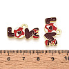 Valentine's Day Alloy Enamel Pendants ENAM-T023-19A-3