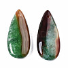 Natural Brazilian Agate Pendants X-G-S364-099B-2