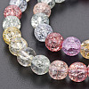 Crackle Glass Beads Strands GLAA-S192-B-008B-3