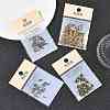 SHEGRACE Brass Micro Pave Cubic Zirconia Pendants XGRQ3D739-479P-6