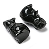 Natural Obsidian Carved Healing Mouse Figurines DJEW-D012-02C-2