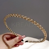 Glass Beaded Hair Bands PW-WG78237-01-1