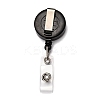 Flat Round ABS Plastic Badge Reel AJEW-I053-37F-2