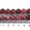 Natural Jade Imitation Watermelon Tourmaline Beads Strands G-NH0006-A01-03-1-5