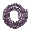 Imitate Austrian Crystal Frosted Glass Beads Strands EGLA-A039-T6mm-MD04-3