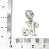 Brass European Dangle Charms LS-KK-Z097-01K-GP-3