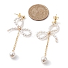 Pearl Pendants Earrings EJEW-TA00426-3