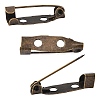 Iron Brooch Findings IFIN-E035Y-AB-1