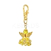 Angel Glass & Alloy Pendant Decorations HJEW-MZ00360-03-2