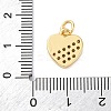 Brass Micro Pave Cubic Zirconia Pendants KK-S510-49G-03-3