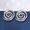 304 Stainless Steel Stud Earrings for Women EJEW-K306-15P-2