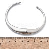 304 Stainless Steel Cuff Bangles for Women BJEW-B108-06P-5