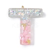 Resin Pendants RESI-B029-01P-T-1