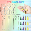 12Pcs 6 Colors Faux Suede Tassel Pendant Decorations KEYC-YW0001-26-3