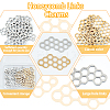 20Pcs 2 Colors 201 Stainless Steel Filigree Joiners STAS-DC0011-46-3
