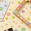 200Pcs 5 Styles Transparent Resin Cabochons CRES-SP0001-10-5