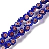 Handmade Millefiori Lampwork Beads Strands LAMP-G164-11A-1